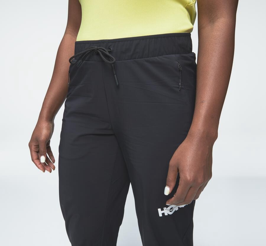 Pants Womens - Hoka One One Jogger - Black - KXLMNCW-72